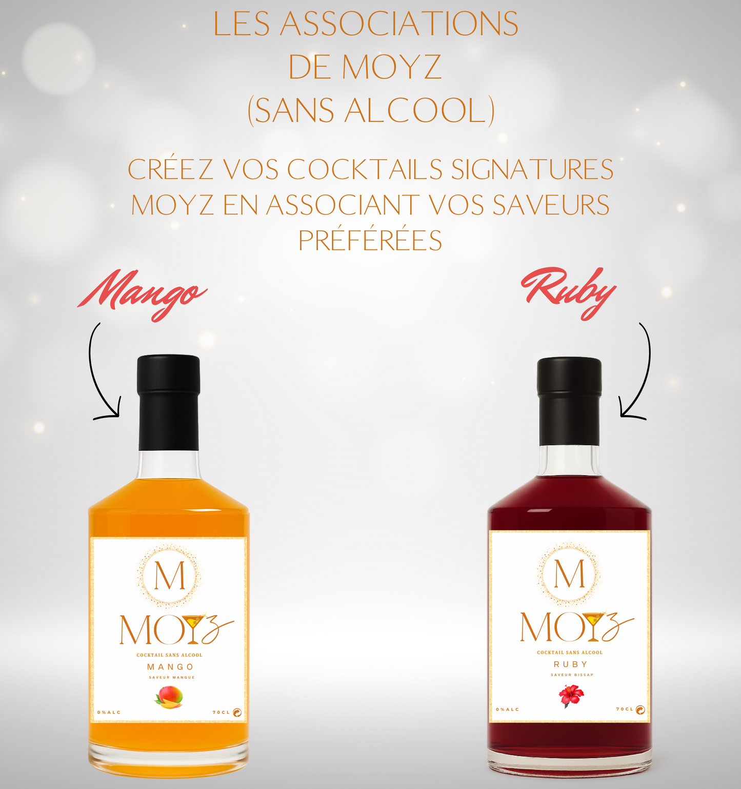 Mix & Match by MOYZ - MANGO & RUBY // Cocktail de Mangue et Cocktail de Bissap SANS ALCOOL